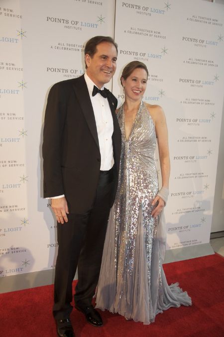 Jim Nantz and his wife Courtney Richards.